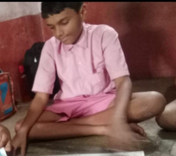 Buddhabhushan Khadsole in classroom